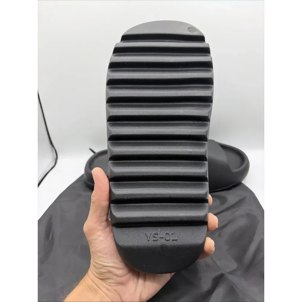 Yeezy YS-01 Slides Size Men’s US 14 Black Color NESw With Bag